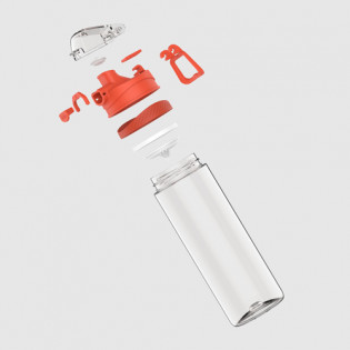 Xiaomi QUANGE Tritan Sports Water Bottle (620 ml) Red